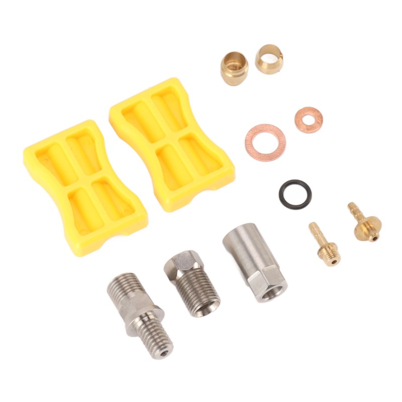 Bike Brake Hose Connector Aluminum Alloy Hydraulic Brake Hose Straight