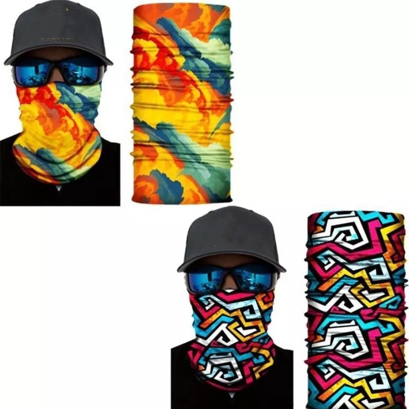 Gaiter de Cuello sin Costuras de Poliéster para Ciclismo, Senderismo,