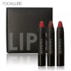 FOCALLURE, Kit Matte lips crayon 3 pcs Set - Kit