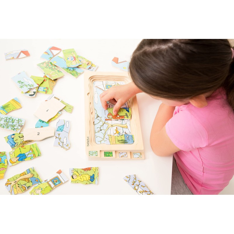 Beleduc Arts & Crafts 17150 Beleduc Layers 4 Seasons Puzzle