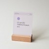 Lavender in Life Affirmation Cards with Wooden Stand, 52 Cards