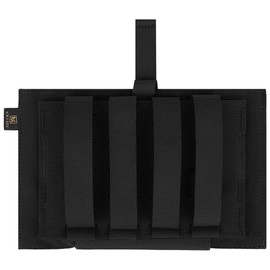 KRYDEX Tactical Rip Away IFAK Pouch Stretch Blow Out Medical First Aid Bag with MOLLE and Belt Loop (BK)