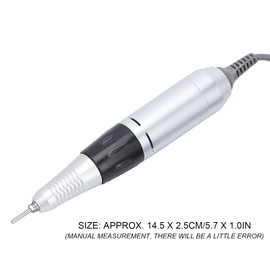 Nail Drill Handle, Electric Nail Drill Handle 35000 rpm Nail Cutter Handpiece Milling Machine Drill Pen for Polishing Machine Nail Drill Set Nail Drill Handle (Black)