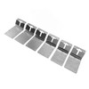6PCS T Post Bracket 3 Inch Heavy Duty Carbon Steel