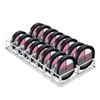 Discoball Acrylic Compact Holder/Eye Shadow/Blush/Highlighters Clear Makeup Organiser 16 Spaces