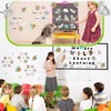 Ctosree 134 Pcs Safari We are Wild About Learning Bulletin