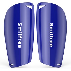 Smilfree Shin Pads Children's Football Mini: Comfortable Shin Pads Football Men - Shin Pads Small for Boys Girls Boys Players Football Games (Blue, S)