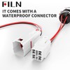 FILN 1Pcs 185 Symbols 22mm Stainless Momentary Pushbutton Switch 1NO