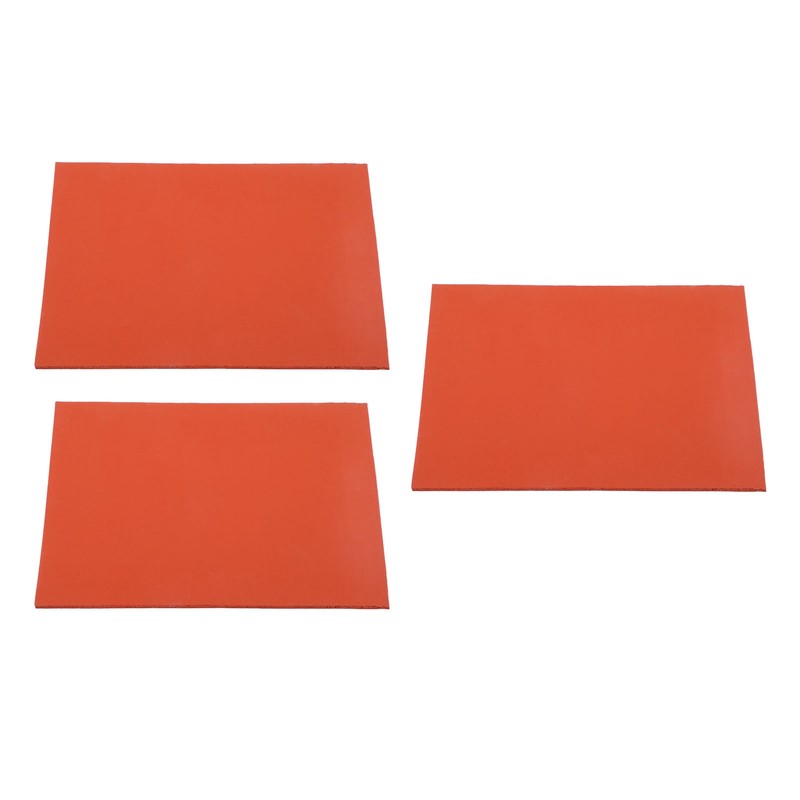 3Pcs Red Maintenance Silicone Pad Heat Insulation Silicone Mat for