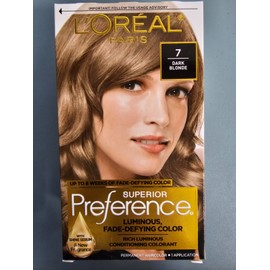 L'Oréal L'Oreal Paris Superior Preference Fade-Defying Hair Color, 7 Dark Blonde, 1 ct