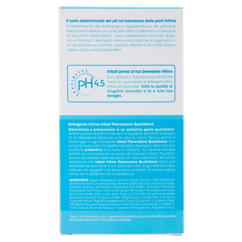 Infasil pH Specialist for Daily Prevention with Prebiotics, for Prevention