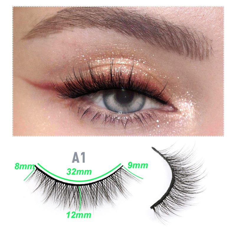 EMEDA 10 Styles False Eyelashes Natural False Eyelashes Set 10