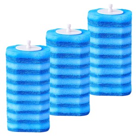 AnMelon Upgraded 24 Pieces Disposable Toilet Brush Replacement Head, Toilet Brush Disposable Refill Heads, Disposable Replacement Head for Toilet Brush. (24 Pieces Head)