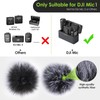 YOUSHARES Mic Wind Muff for DJI Mic - 4 Packs