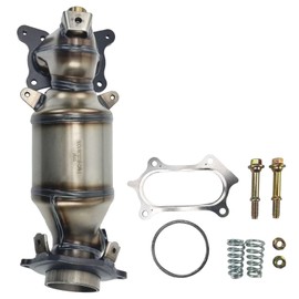 Uni-Links 16590 Front Direct Fit Catalytic Converter Compatible with Acura 2009-2014 TSX; Honda 2008-2012 Accord L4 2.4L, High Flow Catalytic Convertor Replaces 641499, W/Gasket Kit, EPA Compliant