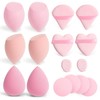 AiQInu 16 Piece Make Up Sponge Set, Foundation Beauty Blender,