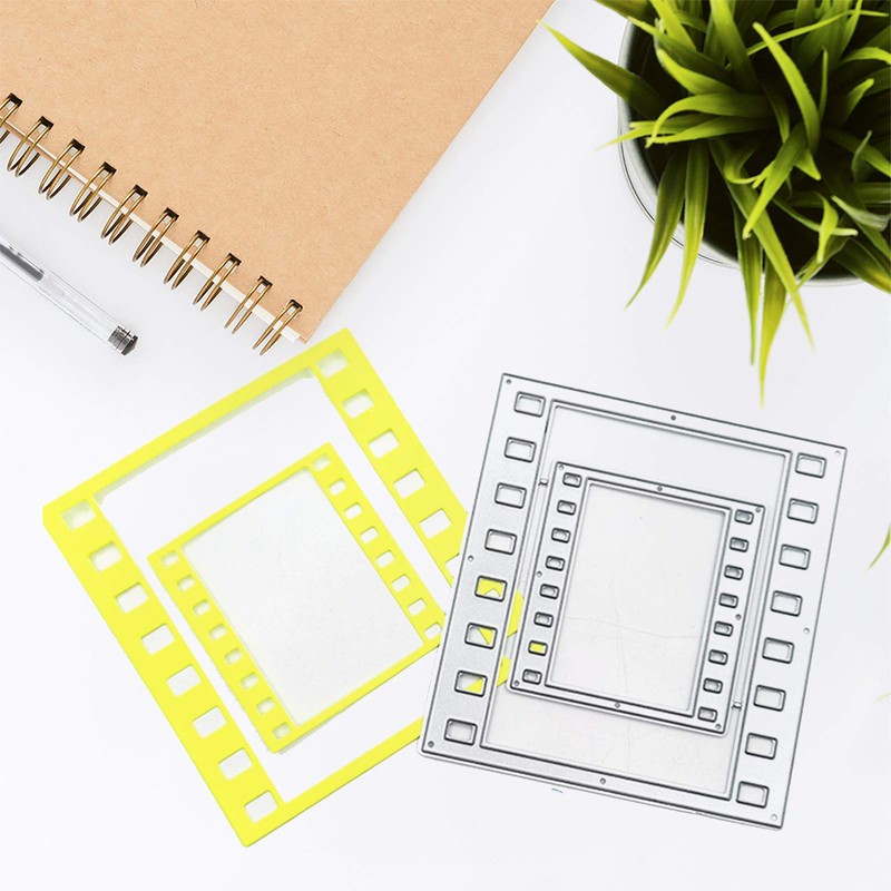 MinnowXY Rectangular Frame Metal Cutting Die e Punch Stencils Embossing