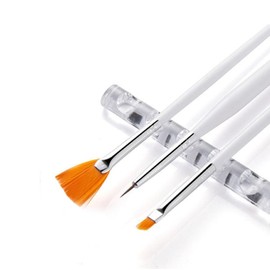 RillyRellow 5 Grid Nail Art Brush Pen holder pen carrier nail brush support Stand Rack (5pcs)