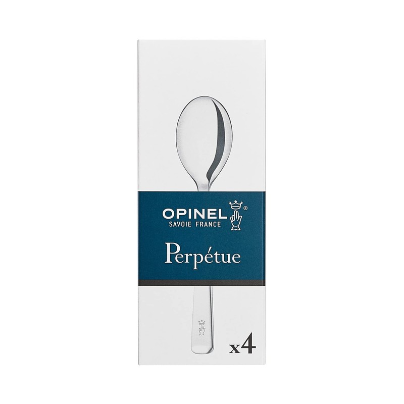 Opinel Box of Four Teaspoons Perpétue Stainless Steel Easy to