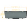 KUAFU Rear Windshield Window Compatible With 2013-2023 Polaris Ranger XP
