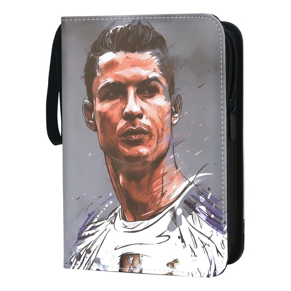 Oirigaga Football Card Scrapbook, 4 Pockets, Football Trading Cards, Album