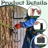 4 inch Tree Climbing Spikes and Bow Hooks, 8 Pcs