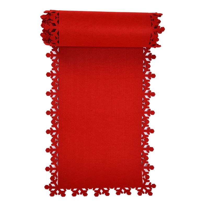 Christmas Table Runner Placemat Heat Protection Water Absorption Felt Table