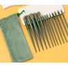 Travel Makeup Brush Set Pore Perfecting Brush Portable Makeup Pouch Included Makeup Brush Foundation Brush - Green / 여행용 메이크업 브러쉬 세트 모공완벽 브러쉬 휴대용 메이크업 파우치 포함 메이크업브러쉬 파데브러쉬 - 그린