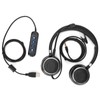 Binaural Headset Office Headset with Mic and Audio Control for
