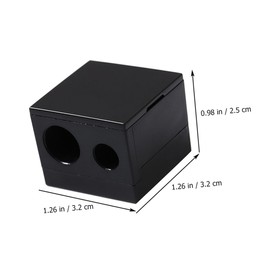 TOVINANNA 6pcs Dual-Sided Brow Pencil Sharpener for Eyeliner and Lip Pencils Convenient Makeup Tool for Precise Trimming and Easy Use Compact Design for Women