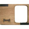 Labrador Retriever Engraved Wood Picture Frame Magnet