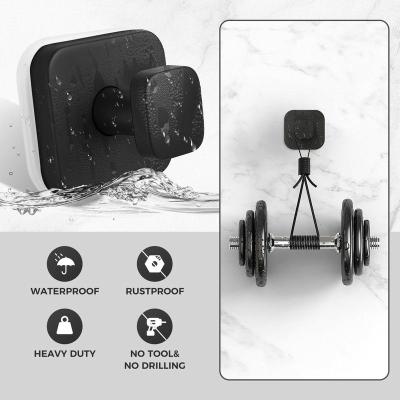WingWider Shower Hooks for Inside Shower,Reusable Suction Cup Hooks for
