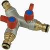 2-Way Splitter with 3 x 1/2 Inch Connector for Hose