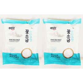 Fine Sea Salt, 2 lb Bag, Korean Cooking Salt, Pack of 2