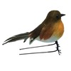 HAORONG 8PCS Large Robin Bird Christmas Tree Decoration Craft Very