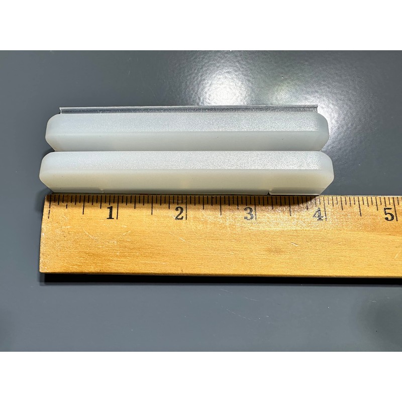 G1125/HARD-1300 Shower Door Panel Guide - Nylon w/Tape