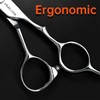 Professional Barber Hair Cutting Scissors - 6 Inch Haircut Shears,