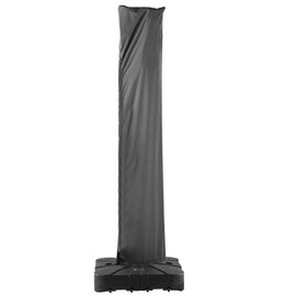 CoolCover by Han Patio Umbrella Cover UV Resistant Outdoor Offset Cantilever Umbrella Covers with Zipper and Rod, Grey