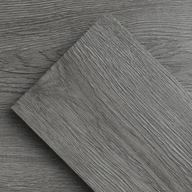 ATOPOSE Peel and Stick Floor Tile Waterproof - 36 Pack 54 Sq.Ft,Wood Grain Vinyl Flooring,Dark Grey,Rigid Surface Hard Core,Easy to Insatll for Bathroom, Kitchen, Bedroom, Home Indoor Use