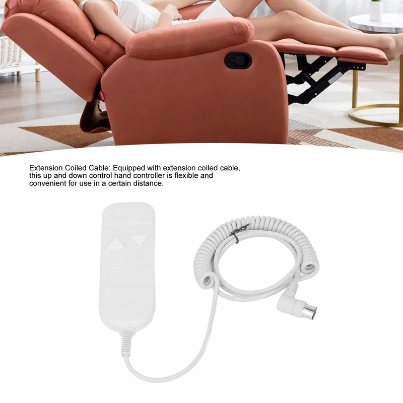 8-pin 2-button plastic hand switch for lift chair power recliner,