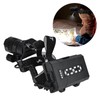 XHP160 Strong Headlight USB Charging Adjustable Waterproof Head Mounted Telescopic