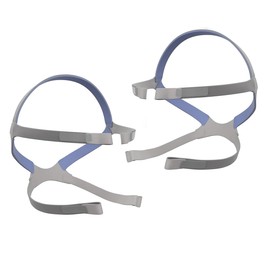 USNUANNU 2Pcs Replacement Universal Nasal Guard Headgear, Replacement Headgear for ResMed Mirage FX Nasal Guard, Breathing Machine Accessory for Mirage FX Elastic Fabric Strap