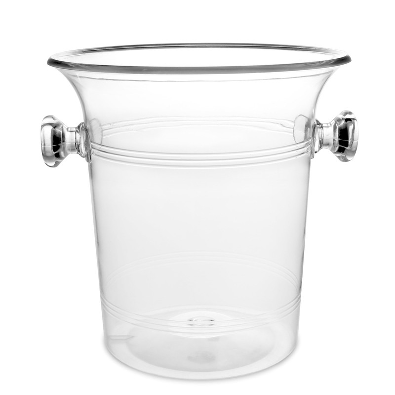 bar@drinkstuff Wine & Champagne Bucket Clear - Plastic Wine Cooler