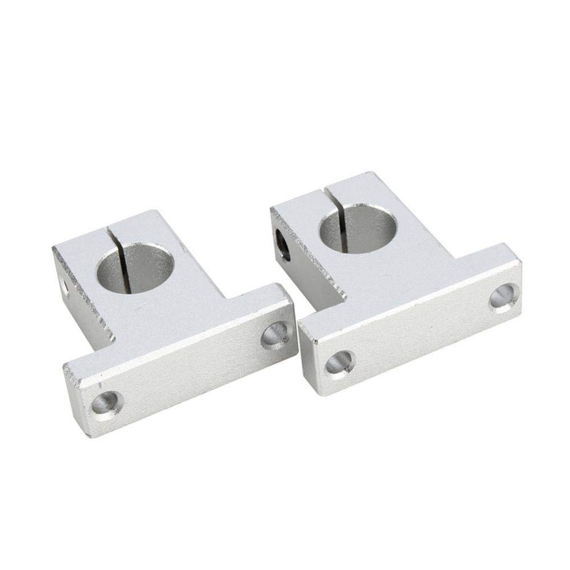 2 Pcs 16mm Linear Rail Shaft Mount Optical Axis Vertical
