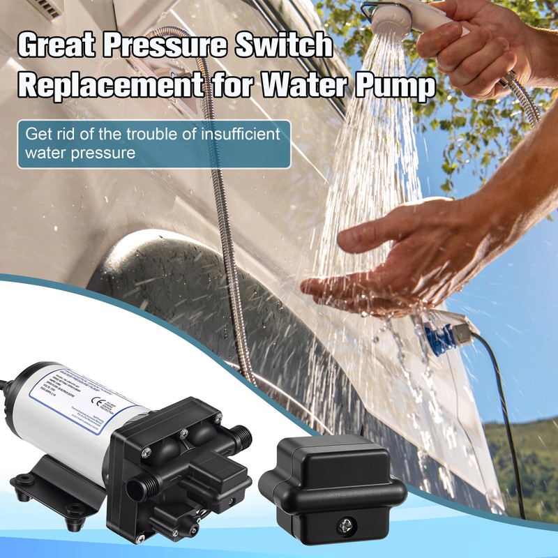 Dreyoo 40-80 PSI Water Pressure Pump Pressure Switch Assembly for