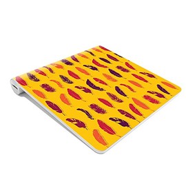 MightySkins Skin Compatible with Apple Magic Trackpad – Feathers | Protective, Durable, and Unique Vinyl Decal wrap Cover | Easy to Apply, Remove, and Change Styles | Made in The USA