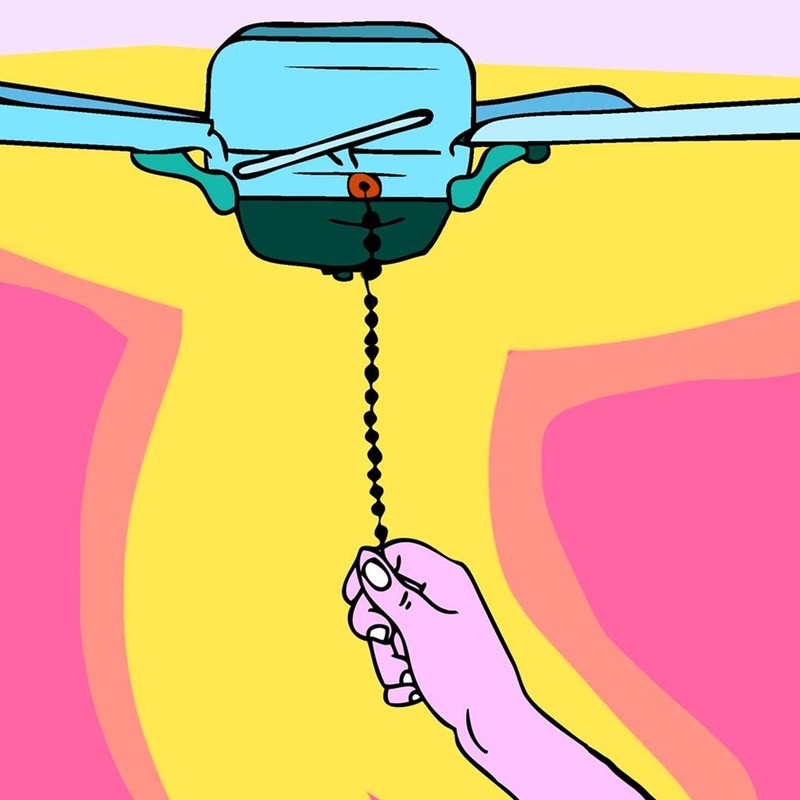 Ceiling Fan Light Switch Zing Ear ON-Off Pull Chain Switch