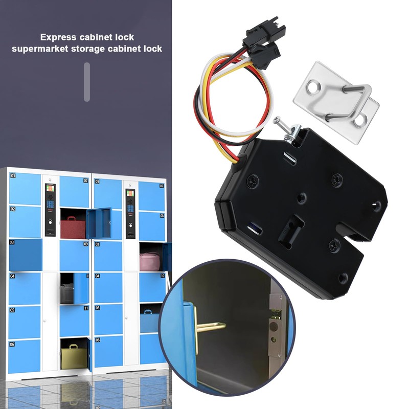 SG Store 2set Electric Control Lockers Latch Lock DC 12V