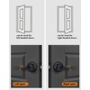 Keyed Alike Front Door Lever Lockset with Single Cylinder Deadbolt