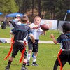 Roczential 5PCS Rugby Training Flag Football Kit Small Football Flag